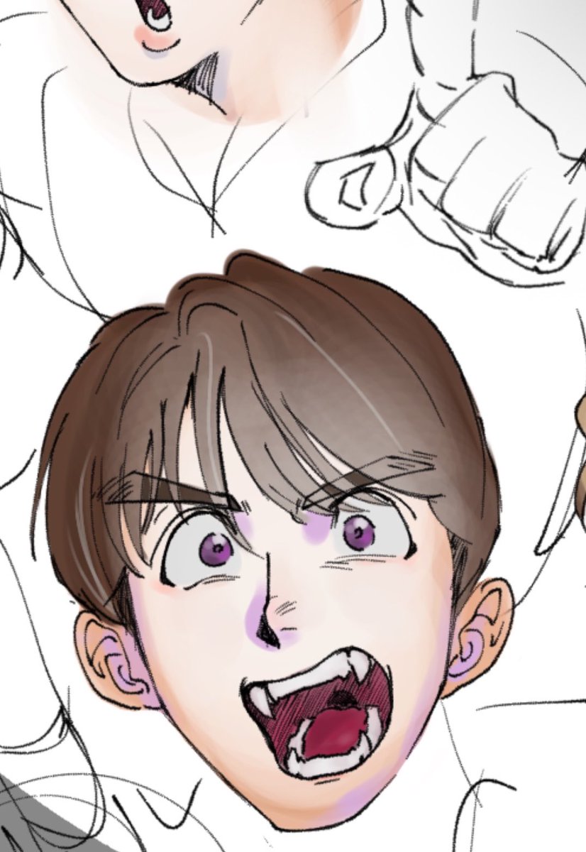 Gi_Hanamaru's tweet photo. 今だにちまちま描いてるんですけど、今月1番のむらかみさんかけた気がする。 https://t.co/S4mmlH62lz