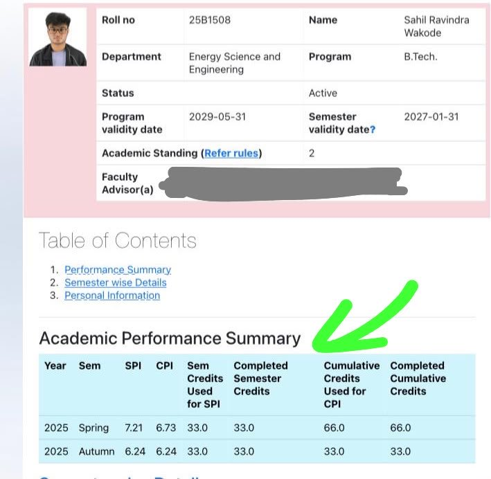 TradeAccount19's tweet photo. @netshrink There is one fact: you are a liar. I can see in the results portal cgpa is 6.5. https://t.co/aC7VSQFlHe