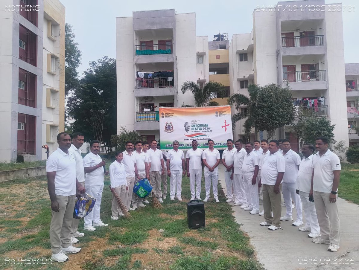 CiatCtr85137's tweet photo. Swachhata Hi seva compaign- 2026 conducted at CIATS Kalikiri on 23/09/2026
#SHS #SWACHHTAHISEVA2026 https://t.co/FX2KspHYFp