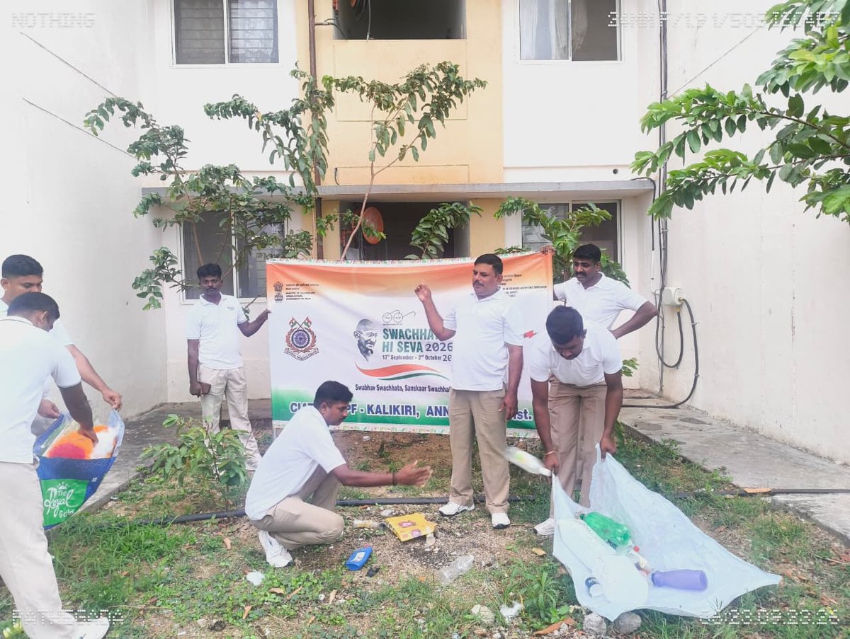 CiatCtr85137's tweet photo. Swachhata Hi seva compaign- 2026 conducted at CIATS Kalikiri on 23/09/2026
#SHS #SWACHHTAHISEVA2026 https://t.co/FX2KspHYFp