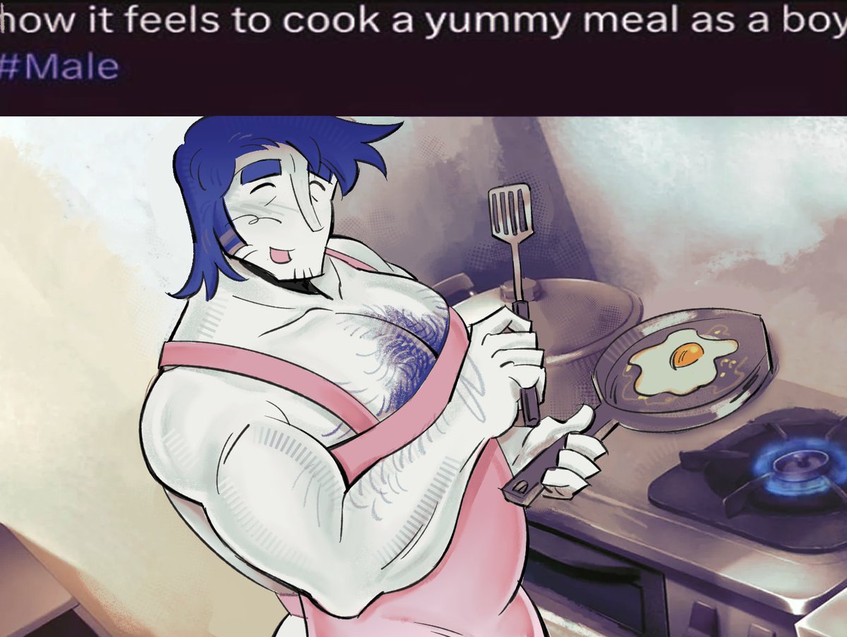 baztarddslasher's tweet photo. Useless chud cooking an egg bruh https://t.co/XyP02REbfh
