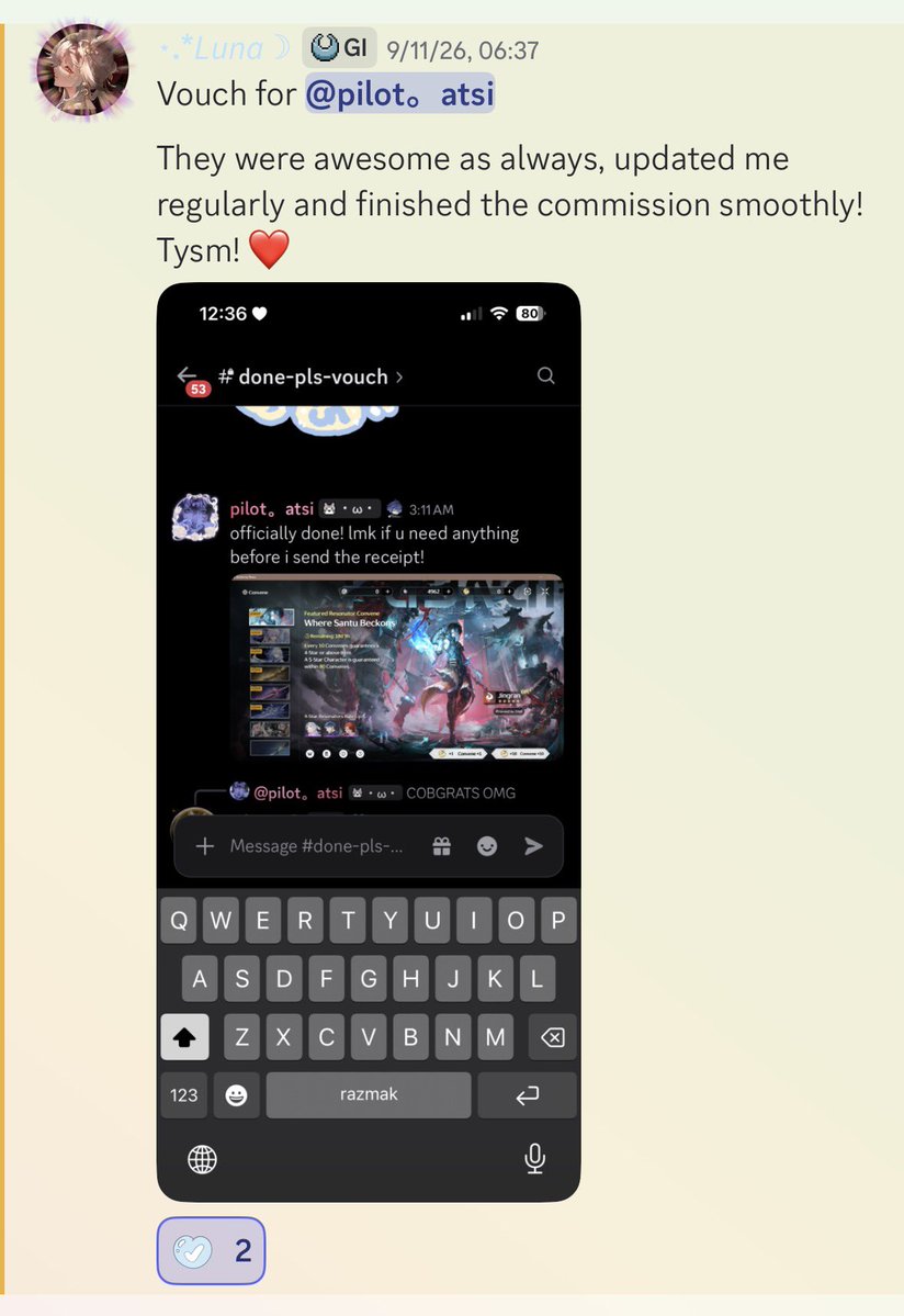sokopilot's tweet photo. vouch 53⠀୨୧⠀pαid srvc
꒰  100 pulls farming ! https://t.co/6MquyaBX9p