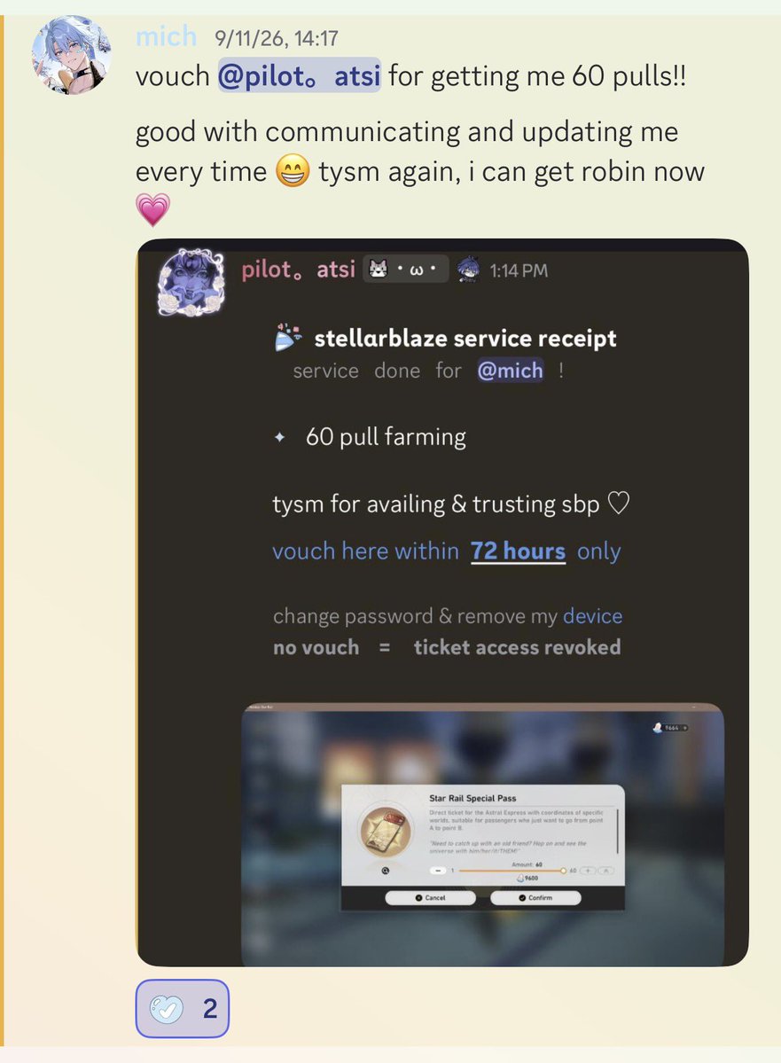 sokopilot's tweet photo. vouch 54⠀୨୧⠀pαid srvc
꒰  60 pulls farming ! https://t.co/UxKr4ZstBR