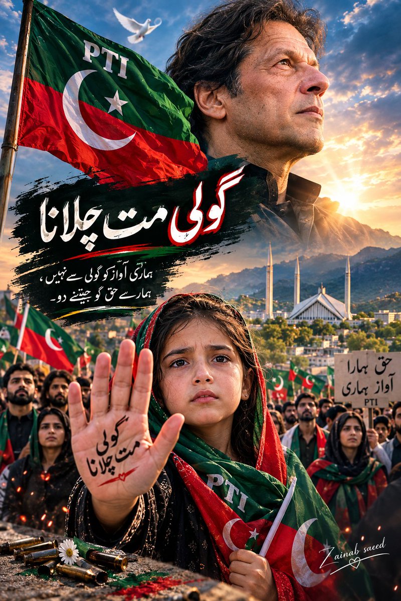 ZanibFaizan's tweet photo. ,پر امن لوگوں پر اس مرتبہ ��ولی مت چلانا۔۔۔۔
#گولی_مت_چلانا https://t.co/31s2zYDj00