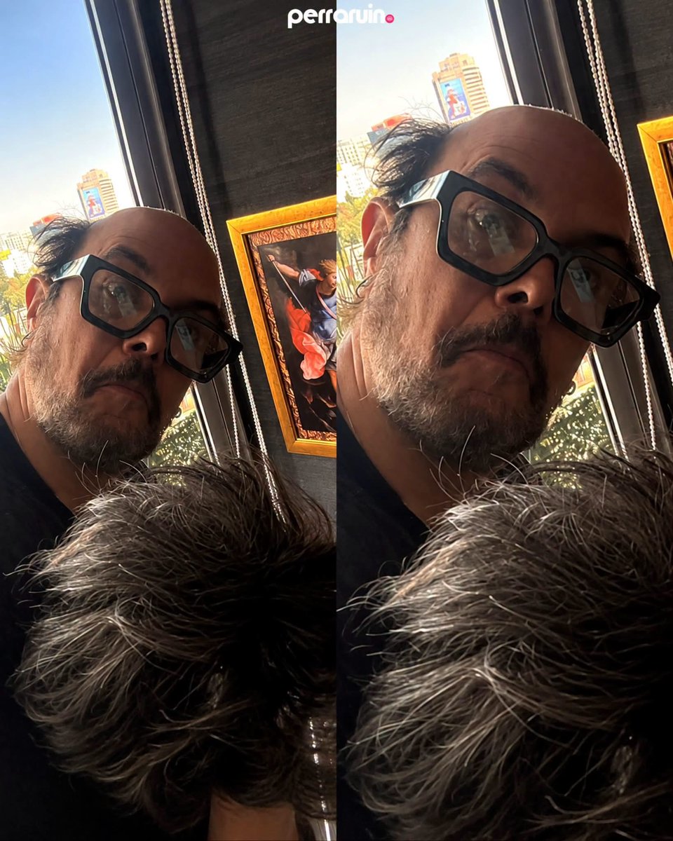 FabitinibMD's tweet photo. Oigan ví esta foto hace rato y pensé que era Aleks Syntek con su perro y apenas me dí cuenta que es su peluquín 🤣🤣🤣 https://t.co/0gRPkgFVZr
