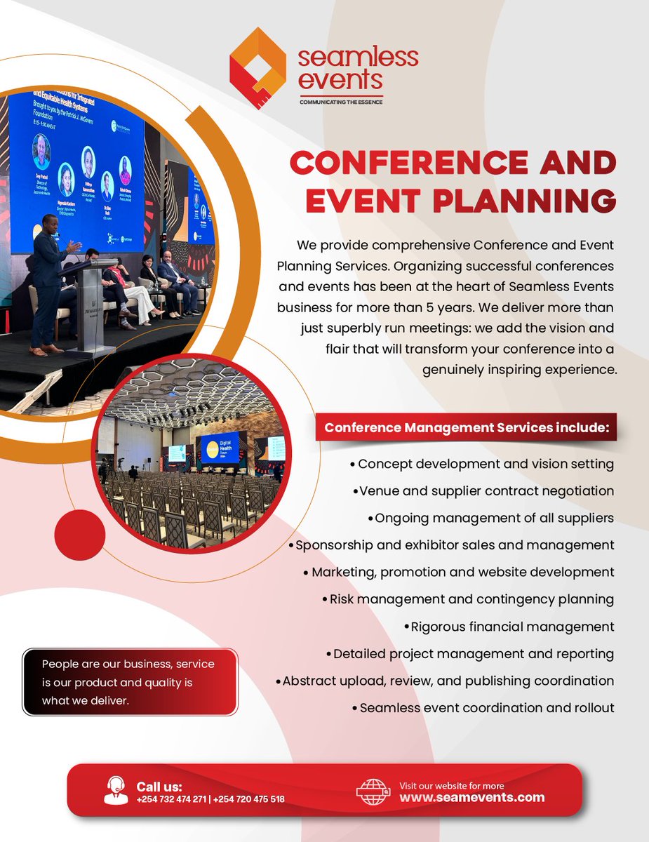 SeamlessEve's tweet photo. Seamless Events offer the best Conference and Event Planning Solutions.
#seamlessevents #conferencemanagement #eventplanning https://t.co/geII5yVlO0