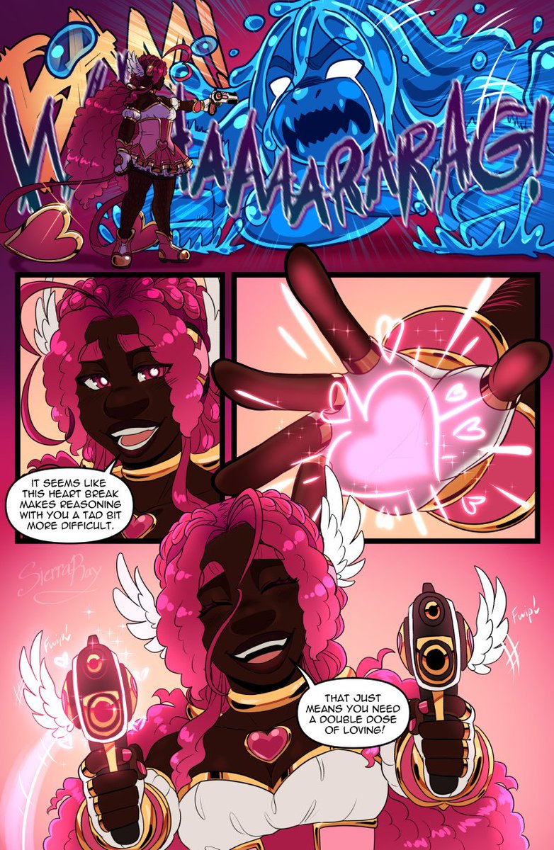 RockehBloo's tweet photo. If you enjoy stories about adult Black magical girls, consider reading Glitter and Guilt over on ComicFury! 💖

https://t.co/12p9OrKLTE https://t.co/XEOuOwlF0i