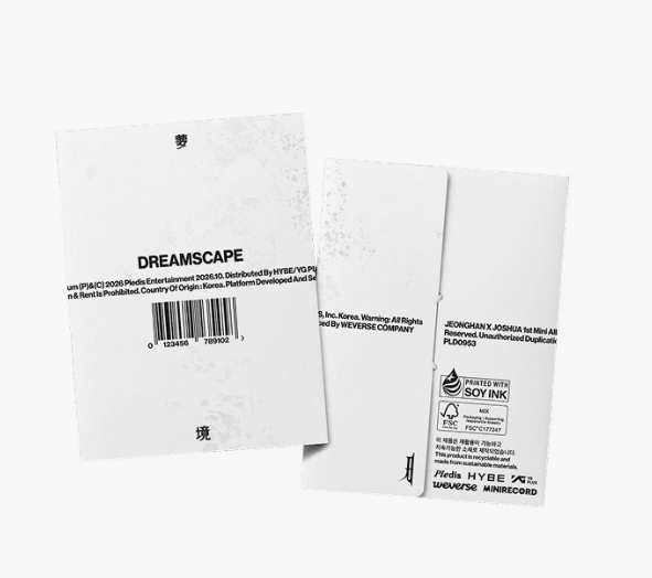 MerchCga's tweet photo. wts lfb ph 

Jeonghan x Joshua JxJ 1st Mini Album ‘DREAMSCAPE’

Daydreamers / Dreamchasers (Random) - Php 1,050 
Dream Record - Php 860
Weverse ver- Php 640
Kit - 1,200

📌 with fan party benefits &amp; pob

DOP: 50% Nov 30, rem bal once onhand

order form: https://t.co/LSoUN5S5sB https://t.co/VbBYjZHucr