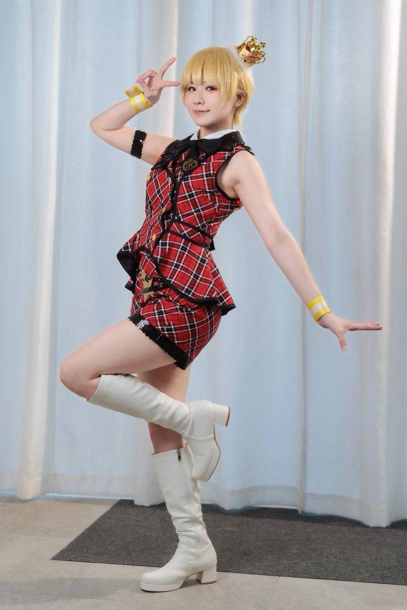 momoya_moya_shi's tweet photo. 【cos】

アイドルマスターミリオンライブ！
💛福田のり子
プロローグ・ルージュ

📸 @TakeC_Ose さん

 #0922_手作りのプロル併せ_day1 https://t.co/5HcVStXoRY