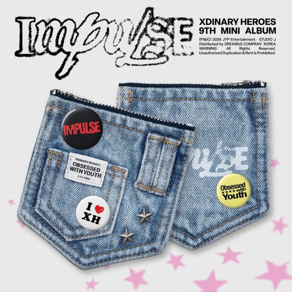 daesangdistrict's tweet photo. [PHGO] #PHGO | #DaesangDistrictGO 

✨#XdinaryHeroes - 9th Mini Album [#IMPULSE]

🌷Random ver: 1060
🌷Postcard Book ver: 880
🌷Fans Album ver: 765
🌷Denim Pouch ver: 1825

Cutoff: 10/11
DOP: 10/31

To order: https://t.co/GtKxvzGhar

#Villains #Jungsu #Gaon #Ode #JunHan #Jooyeon https://t.co/QHrn3TNvMg