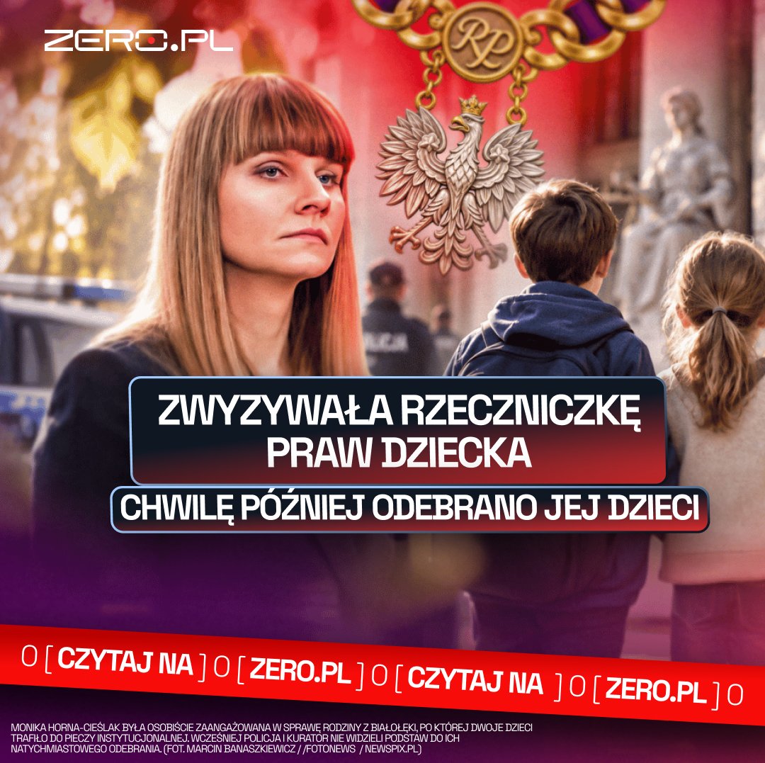 OficjalneZero's tweet photo. Krzyknięcie na dziecko, które wbiega na ulicę i dwa zamknięte piwa w mieszkaniu – tyle wystarczy do odebrania dzieci i umieszczenia ich w domu dziecka? Tak, pod warunkiem że za tobą spaceruje akurat Rzecznik Praw Dziecka. Ujawniamy, jak dwoje dzieci trafiło do placówki, mimo że wcześniej ani policja, ani sąd, ani kurator nie widzieli podstaw do ich odebrania.

✍🏻 @BMichalski_