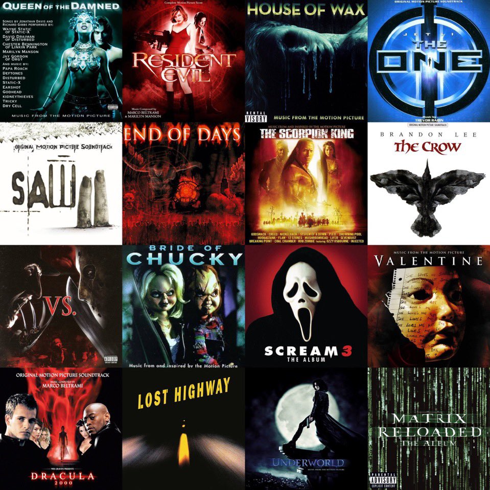 Thehorrorkid's tweet photo. We used to have industrial/nu metal cinema https://t.co/PKlumy5Fyt