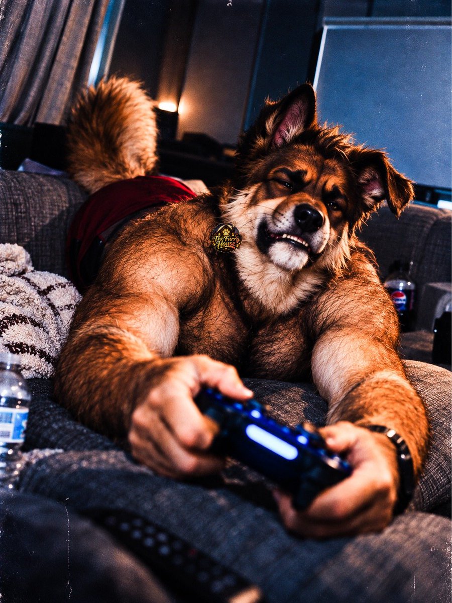 TheFurryHouses's tweet photo. The Furry House 🐾 A couple more of Damian 🐶 A Anthro Furry dog, who loves to play.... Who wants to see his reel? 😉🐾

Follow me for more 😘 

#furry #furries #furryart #furryfandom #gay https://t.co/eObGzYb9gJ