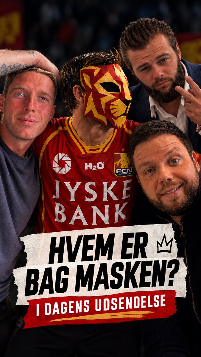 FCNdreamin's tweet photo. Det er en ny udsendelse på gaden.
En tidligere spiller er med, men hvem mon der gemmer sig bag masken?
#sldk #fcndk https://t.co/1VXBCCUKWR