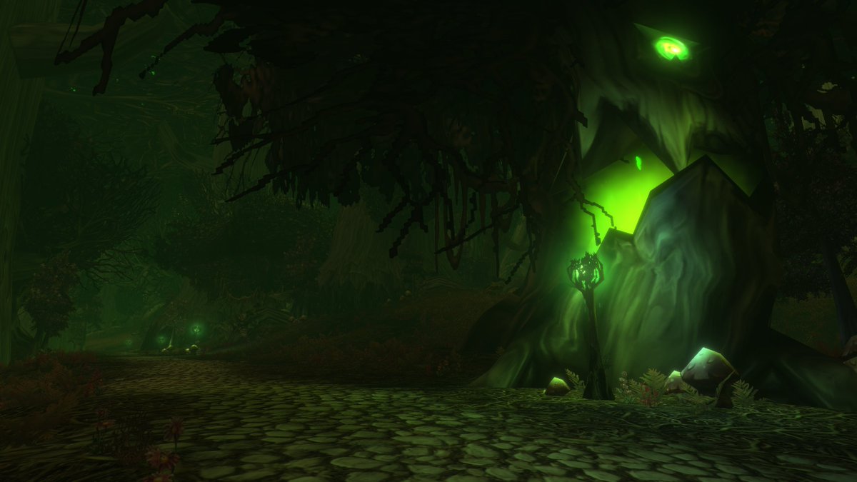 ellectrey's tweet photo. felwood is extra goopy and spooky in forever https://t.co/rTTraIfK5y