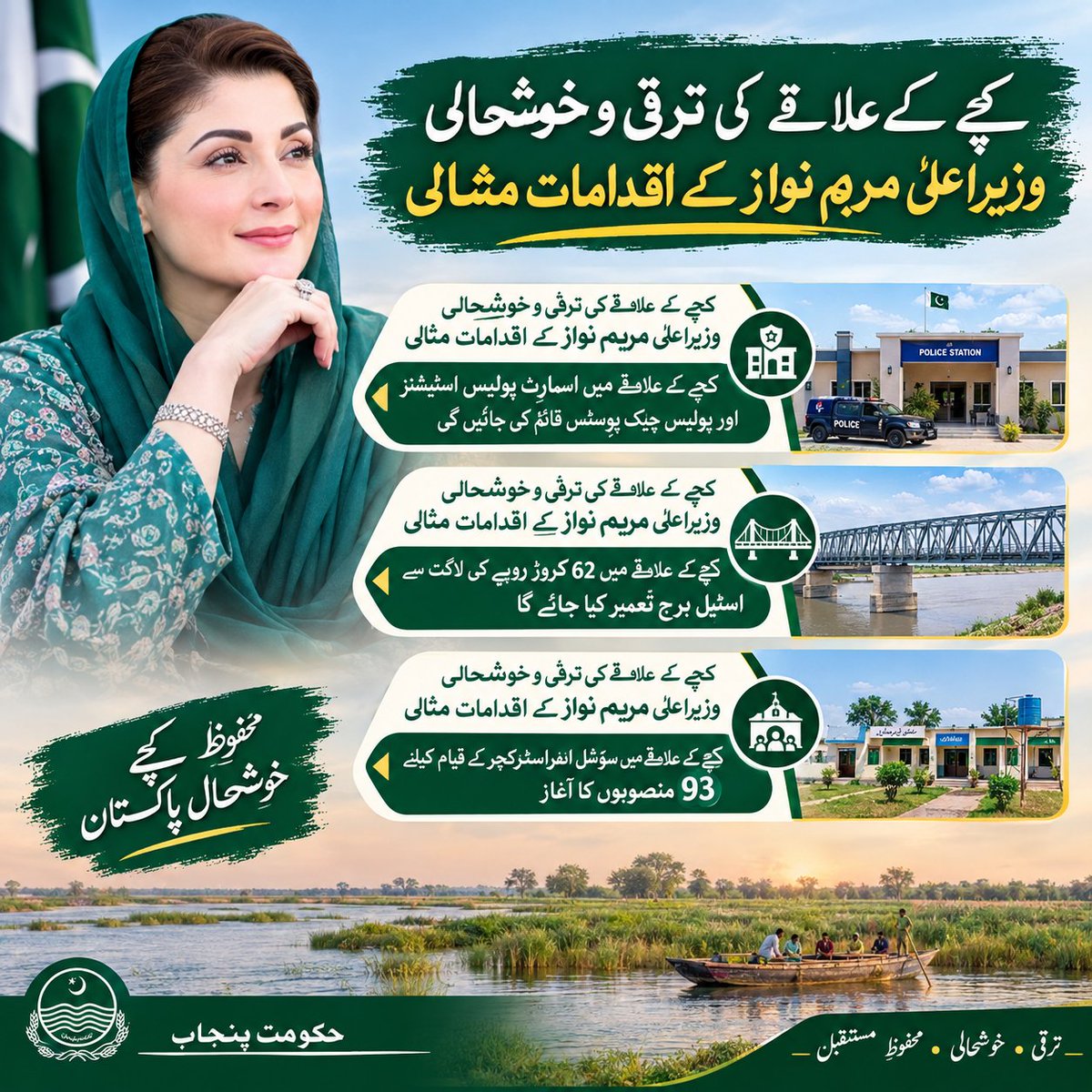 IqraAzi72754184's tweet photo. "وزیراعلی مریم نواز کے مثالی اقدامات "
"کچے کے علاقے کی ترقی و خوشحالی"  
#محفوظ_پنجاب #ترقی_کرتا_پنجاب #مریم_نواز #محفوظ_عوام #امن_کیلئے_اشتراک #ترقی_اور_امن
#SafePunjab #DevelopingPunjab #MaryamNawaz #SafeCitizens #StrongerPunjab #PeaceAndDevelopment #SecurePunjab #ProsperousPunjab #PeaceForPunjab
@MaryamNSharif @PMLNPunjabPk @mhmmrm13
@Mangat_81 @yousafnoon010 @Tahirmughalpml8
@SaimaFarooq @SalmanMalik444 @ShayanAh09456
@pmlnymt8585