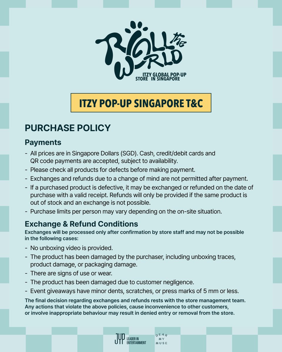 musevibes_dts's tweet photo. ITZY x TWINZY GLOBAL POP-UP STORE "ROLL THE WORLD" IN SINGAPORE

📢 DETAILED INFORMATION

📅 2026.10.01(THU) - 2026.10.11(SUN)
⏰ 10:30 - 22:00 (SGT)
📍 POP PLAY PLANET, Funan #B2-34/35/36
 
#ITZY #MIDZY @ITZYofficial
#TWINZY #ROLL_THE_WORLD_POPUP #TWINZY_POPUP_IN_SINGAPORE https://t.co/AHuQs0sfCD