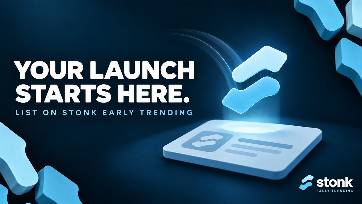 stonk_trending's tweet photo. Launching on StonkFun?

Your token’s story starts with its first buy. Give people a place to discover and follow it while it’s still on the curve.

List your token on Stonk Early Trending → https://t.co/PVVuhY7Ykm https://t.co/hLBLsEEIHT