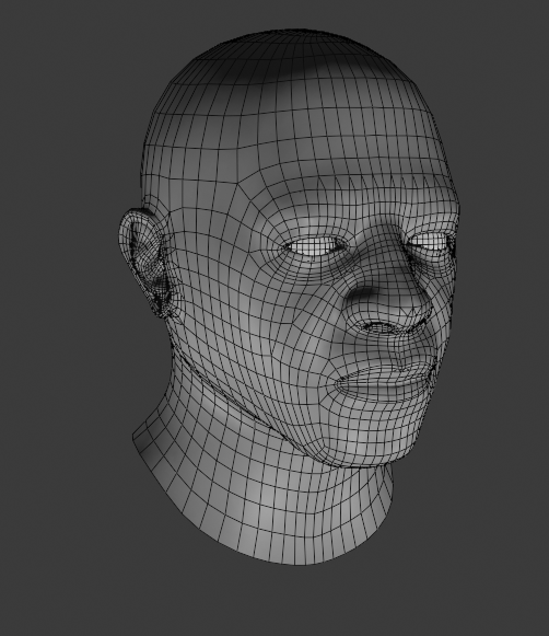D0cterx's tweet photo. I made this bust of Terry Cruise Kinda but I quit half way to practice retopo instead so its just kinda like him instead. Working on my face loops but im still learning. #b3d https://t.co/ubUFowGbFP