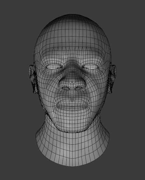 D0cterx's tweet photo. I made this bust of Terry Cruise Kinda but I quit half way to practice retopo instead so its just kinda like him instead. Working on my face loops but im still learning. #b3d https://t.co/ubUFowGbFP