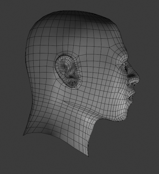 D0cterx's tweet photo. I made this bust of Terry Cruise Kinda but I quit half way to practice retopo instead so its just kinda like him instead. Working on my face loops but im still learning. #b3d https://t.co/ubUFowGbFP