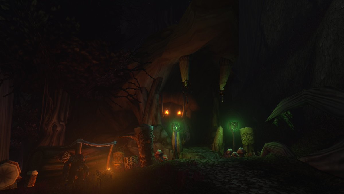 ellectrey's tweet photo. felwood is extra goopy and spooky in forever https://t.co/rTTraIfK5y