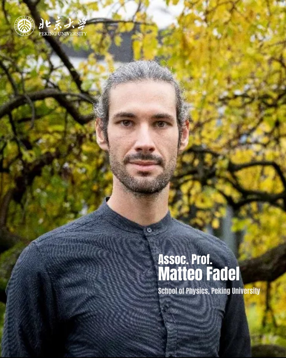 PKU1898's tweet photo. What does a 16-microgram Schrödinger's cat look like in the lab? Matteo Fadel has built one. 

Trained at the University of Padua, ETH Zurich, and the University of Basel, Fadel joins the #PKU School of Physics as a tenure-track associate professor, bringing expertise in quantum acoustics and hybrid quantum systems that couple mechanical oscillators with superconducting qubits. 

His work has appeared in Science and Nature Physics, and he has been recognized with the Paul Ehrenfest Best Paper Award and Switzerland's Prix Schläfli.

Welcome, Assoc. Prof. Fadel!