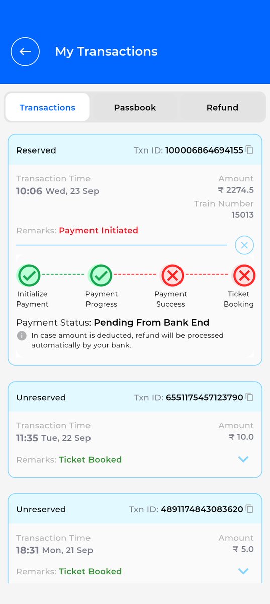msasrp's tweet photo. @theroarbank @UnitySFBank
because of your glitch and server issue in your bankI missed my train tatkal ticket I want my ticket kindly arrange it. https://t.co/m6ZGIrDZYk