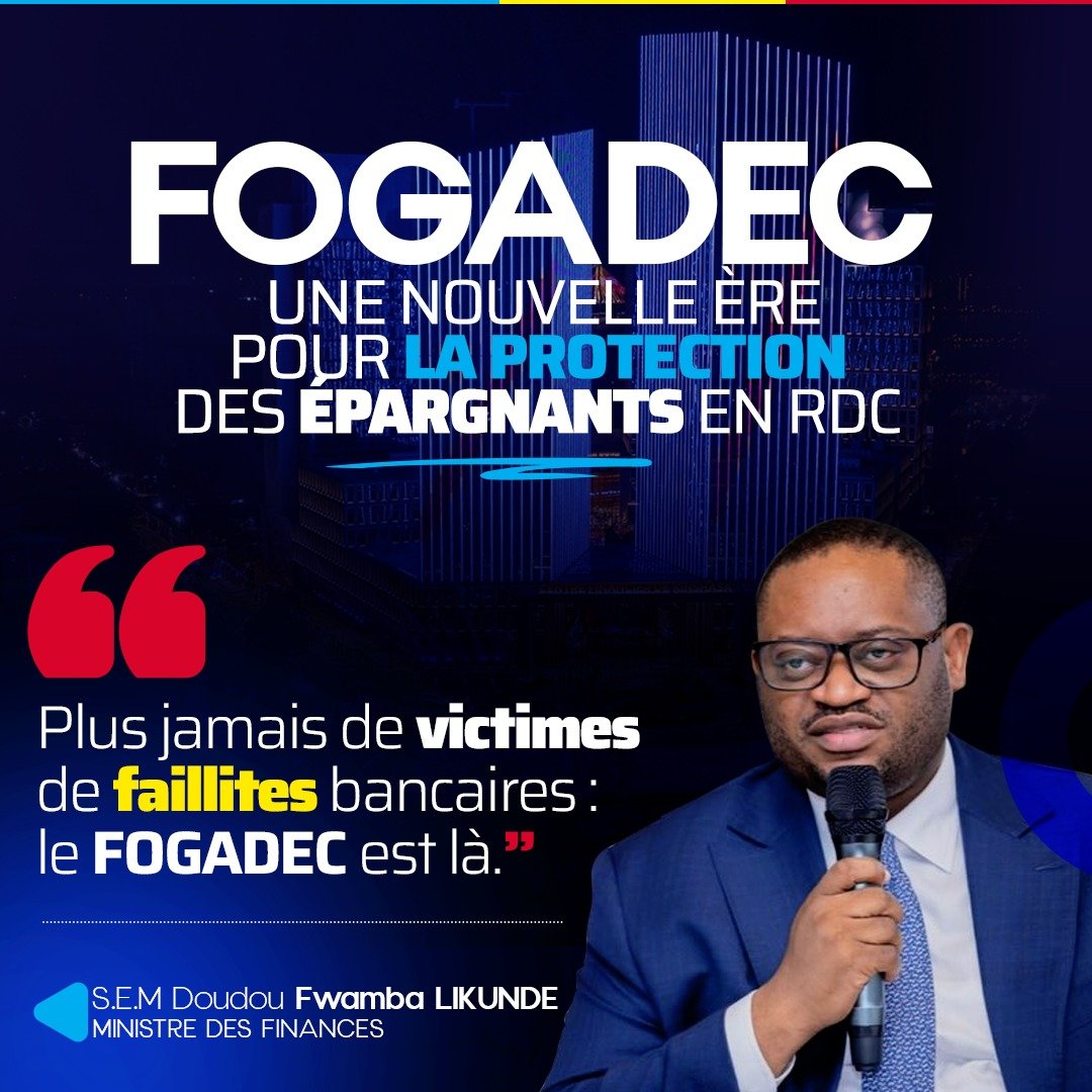 AngelKazadi's tweet photo. 🇨🇩Bref!!!
Plus jamais un citoyen ni une PME victime des drames bancaires récents. Le FOGADEC intervient également de manière préventive pour protéger les épargnants. #FOGADEC https://t.co/s0d2S1col7