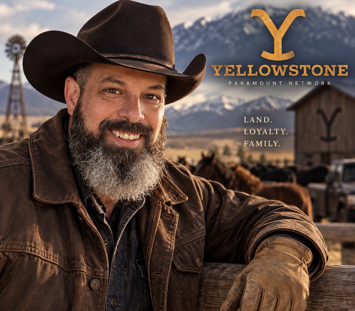 MaroonAtMidnite's tweet photo. Yeah I’m cheesy… so here goes….

Based only on this photo, put me on the TV show that I look like I belong on and generate an image. https://t.co/FZRi9nVF0m