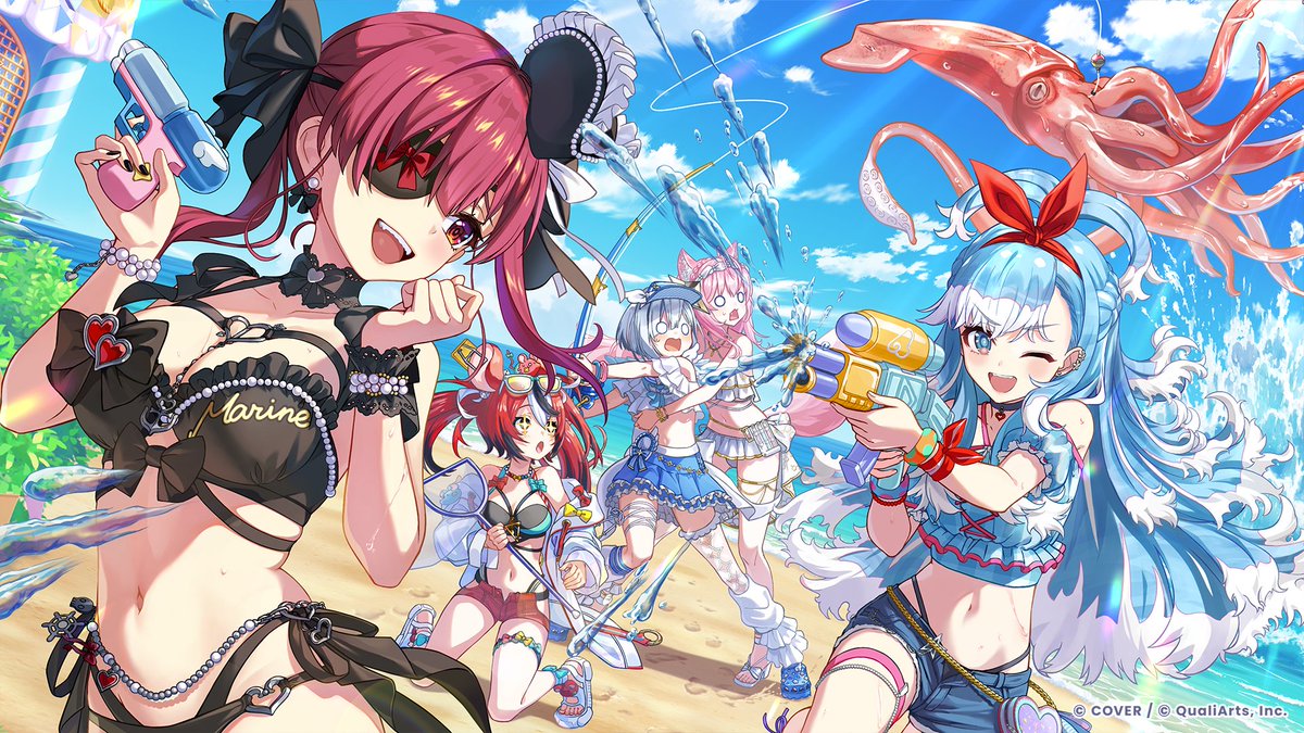 hololive_dreams's tweet photo. /／
🌊新エリアに登場するタレントが描かれた
メモリーをご紹介①✨
\＼

9/29(火)より開催のスコアチャレンジイベントで獲得しよう！

#ホロドリ https://t.co/TfliQZQqyk