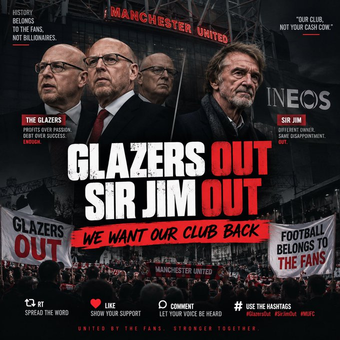 Gazelliottmufc's tweet photo. #boycottUnited #GlazersOUT  #GlazersAndIneosOutBoycottUnited 

Morning all https://t.co/UKoD5J495P