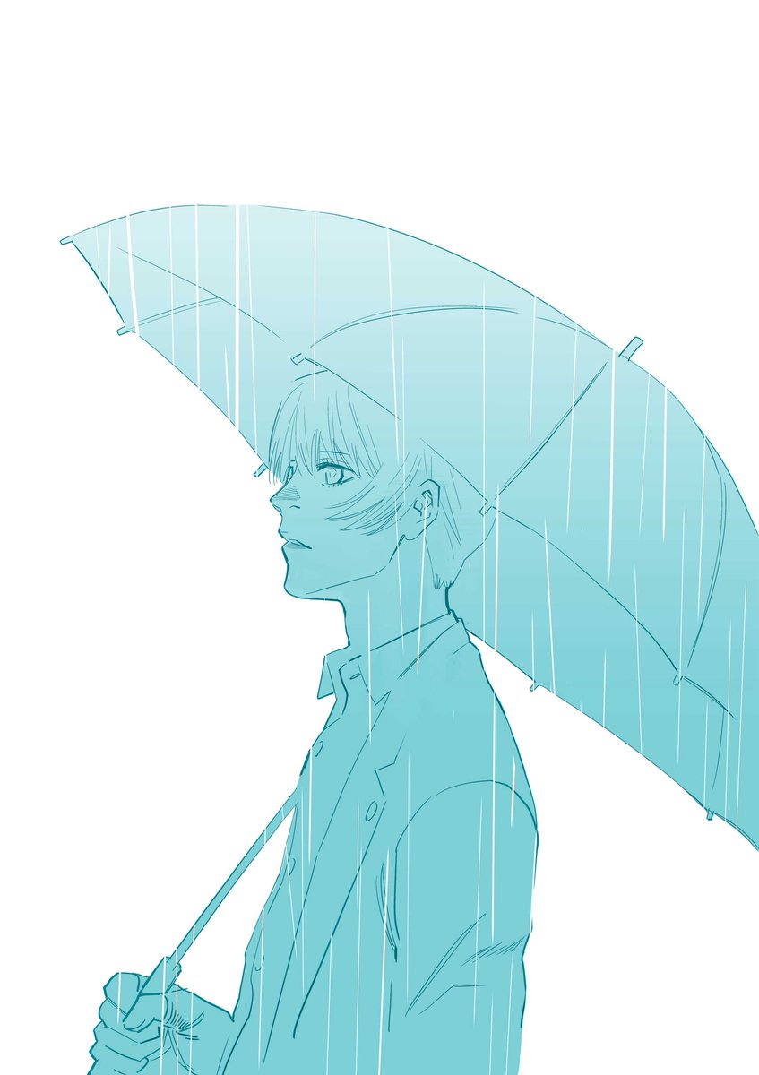 kanzakiuro's tweet photo. ラクガキ再掲
連休最終日も雨がしとしと…のんびり仕事してます(´Д` ) https://t.co/kC1BAcMxDN