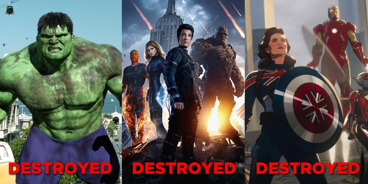 MarvelExrth616's tweet photo. • Earth-400083 - Terminated
• Earth-15866 - Destroyed
• Earth-82111 - Destroyed https://t.co/awSX29JVfG