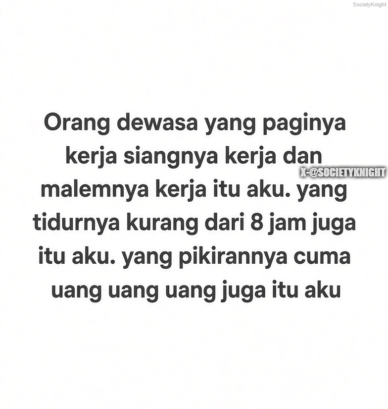 SocietyKnight's tweet photo. pengenalan singkat tentang aku dan inti sari dari aku. https://t.co/f69jpPiG0j