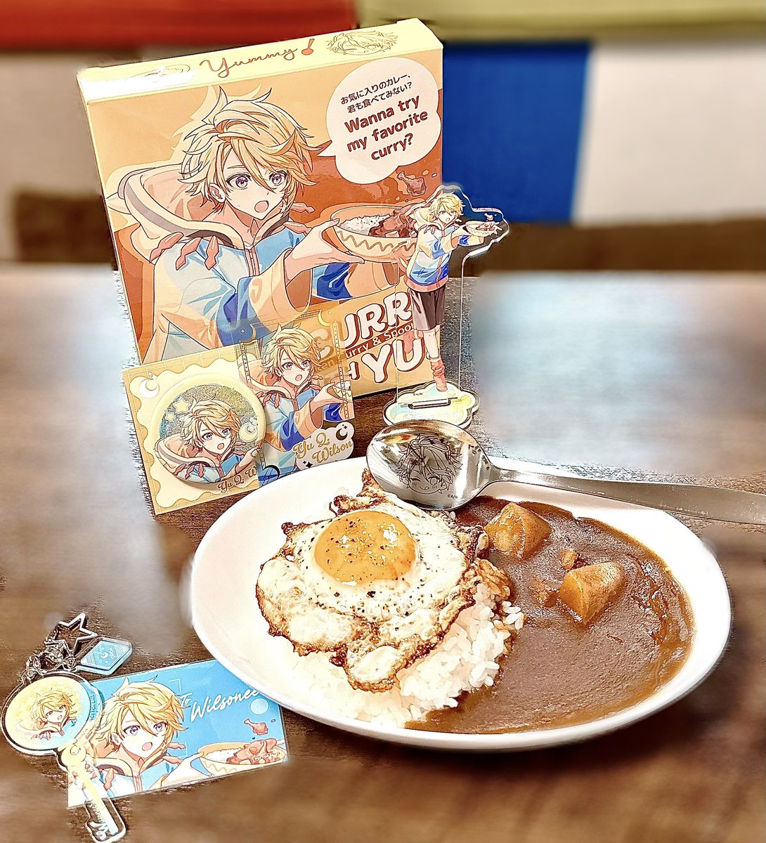 chiroru_sou's tweet photo. ポプショに行ってきてカレーを食しました🍛
目玉焼き🍳もカリカリに焼いて追加‼️スパイスが効いてて美味しかった‼️
ちなみに、ジュエルゲームは2回やって2回失敗しました(𝑻𝑯𝑬 𝑬𝑵𝑫____) https://t.co/Fl7nPWV9k1