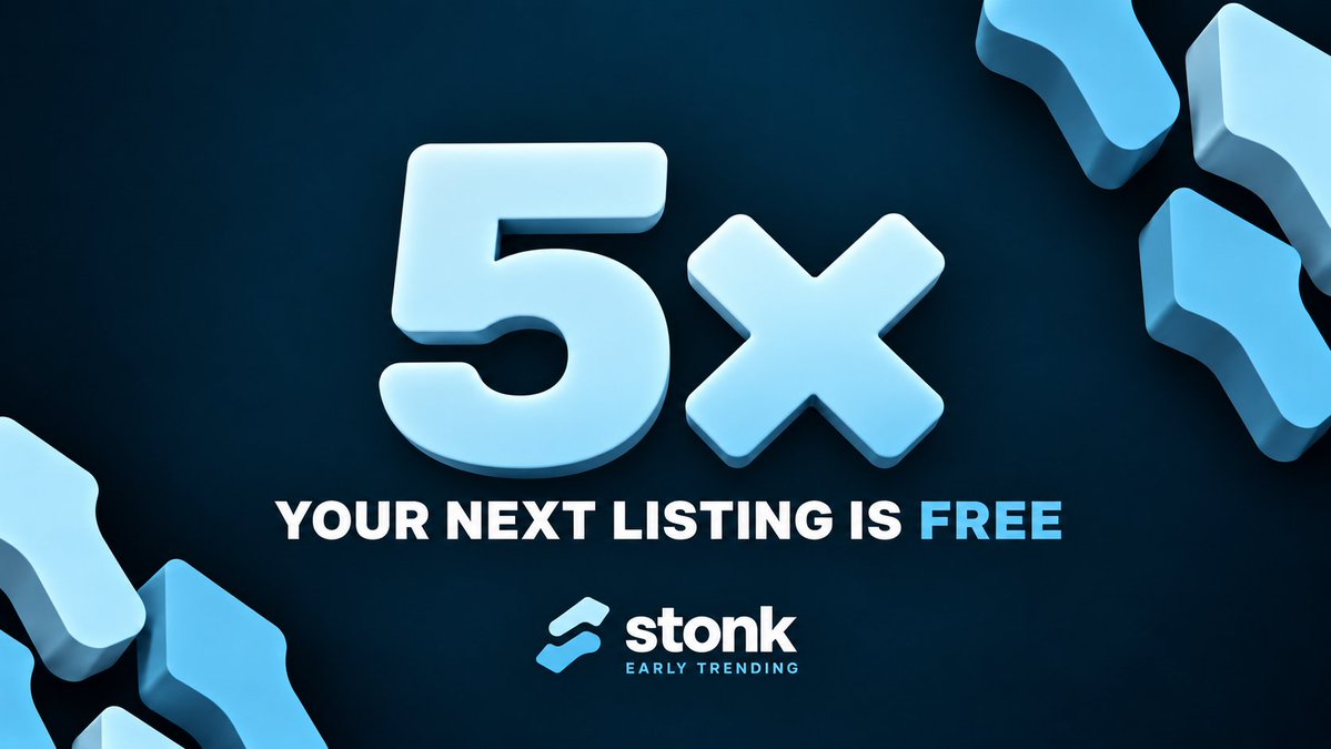 stonk_trending's tweet photo. Think your StonkFun launch can run?

List it on Stonk Early Trending. If your token does a 5x after listing, your next listing is free.

Put your call on the board. Let the curve speak.

https://t.co/O5gye8Re7a

Only for limited time! https://t.co/wgPEJohy2K