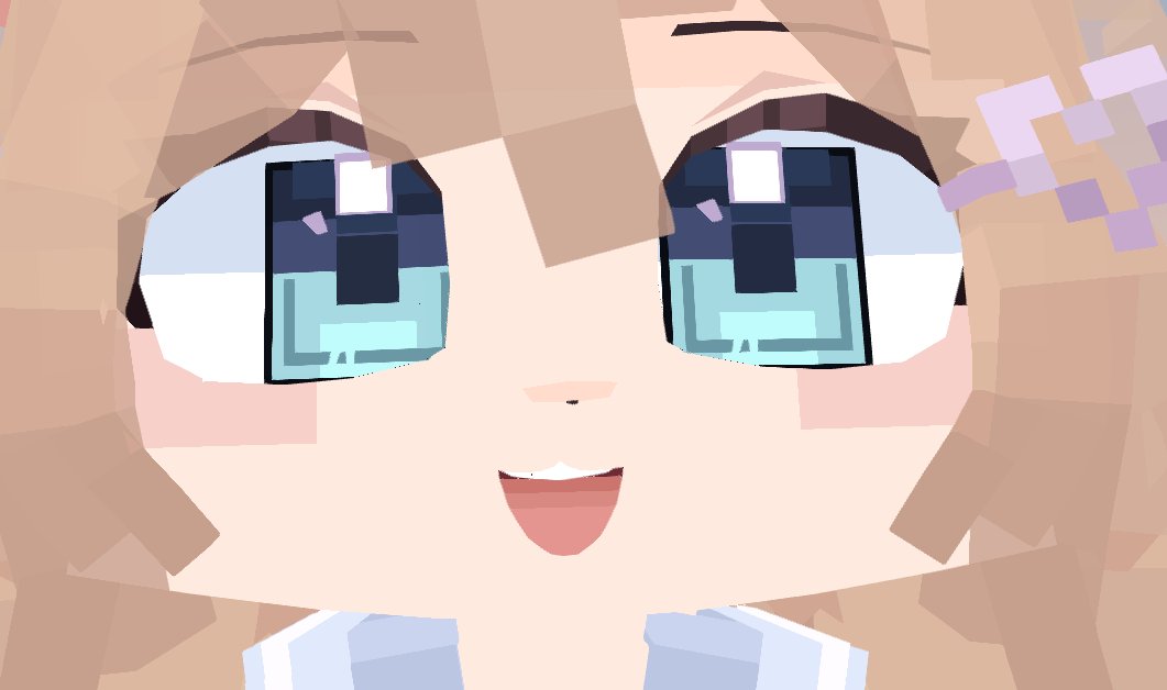 ichrisation's tweet photo. Animated the model to see how easy it was to animate her, it was pretty fun! I rarely animate but I'll say this came out pretty good. I also did some face rig tests with the mode :]

#minecraft #mineimator #heartheartart https://t.co/ZxJkOFh7VM