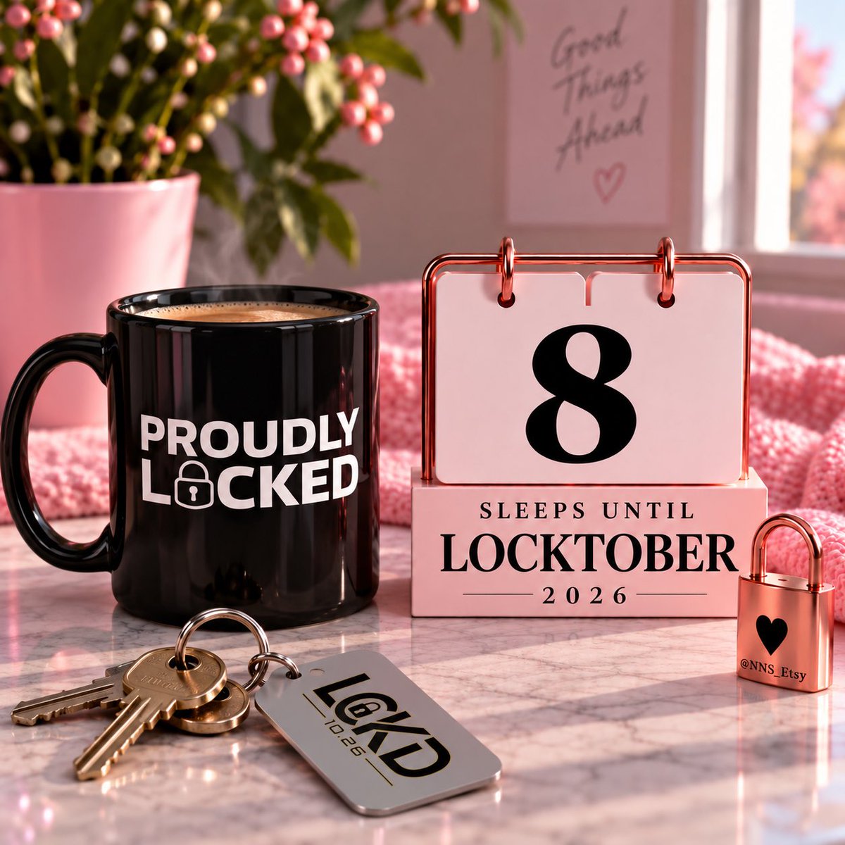 NNS_Etsy's tweet photo. Each hour brings you closer.. just over a week away now ⏰🔒 

#Locktober #Locktober2026 #Countdown #Chastity #Keyholder #Kinky #OrgasmControl #FLR #Femdom https://t.co/Qx3m6T08sL