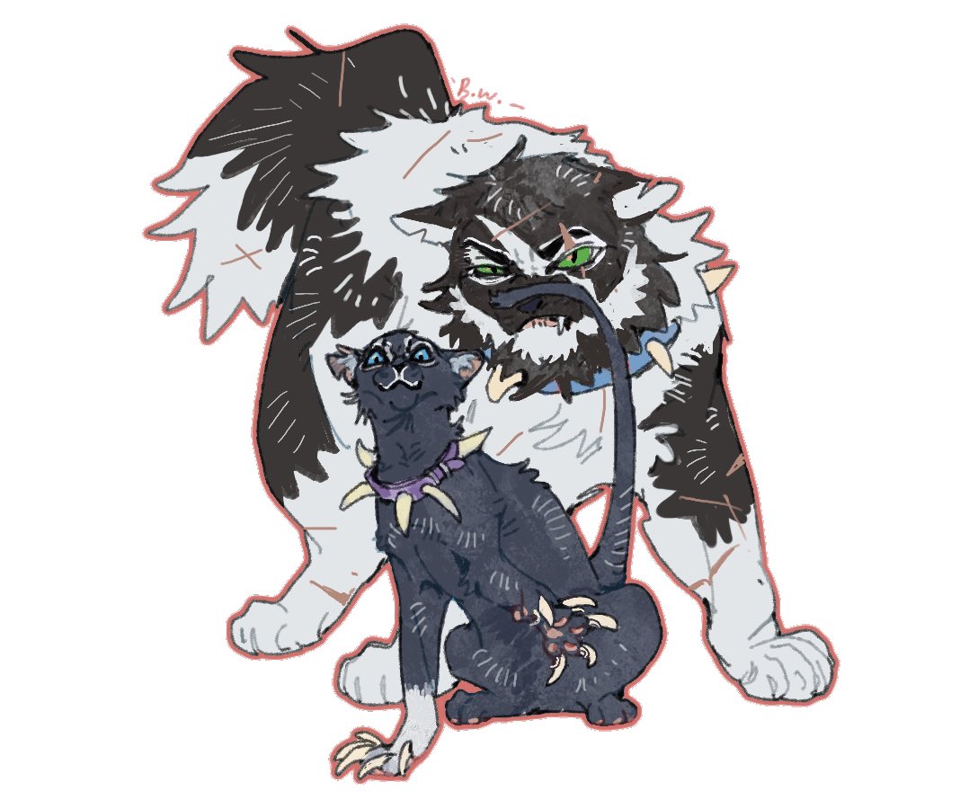 Brokenwingyiluo's tweet photo. The king 

#warriorcats https://t.co/VgZglqRgTC