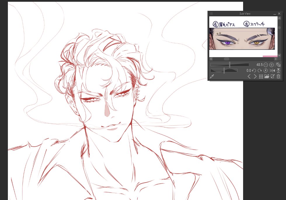Aurora_bon's tweet photo. [WIP]

This man's design has me in a chokehold. Shibal. https://t.co/gh7JeBBBhq