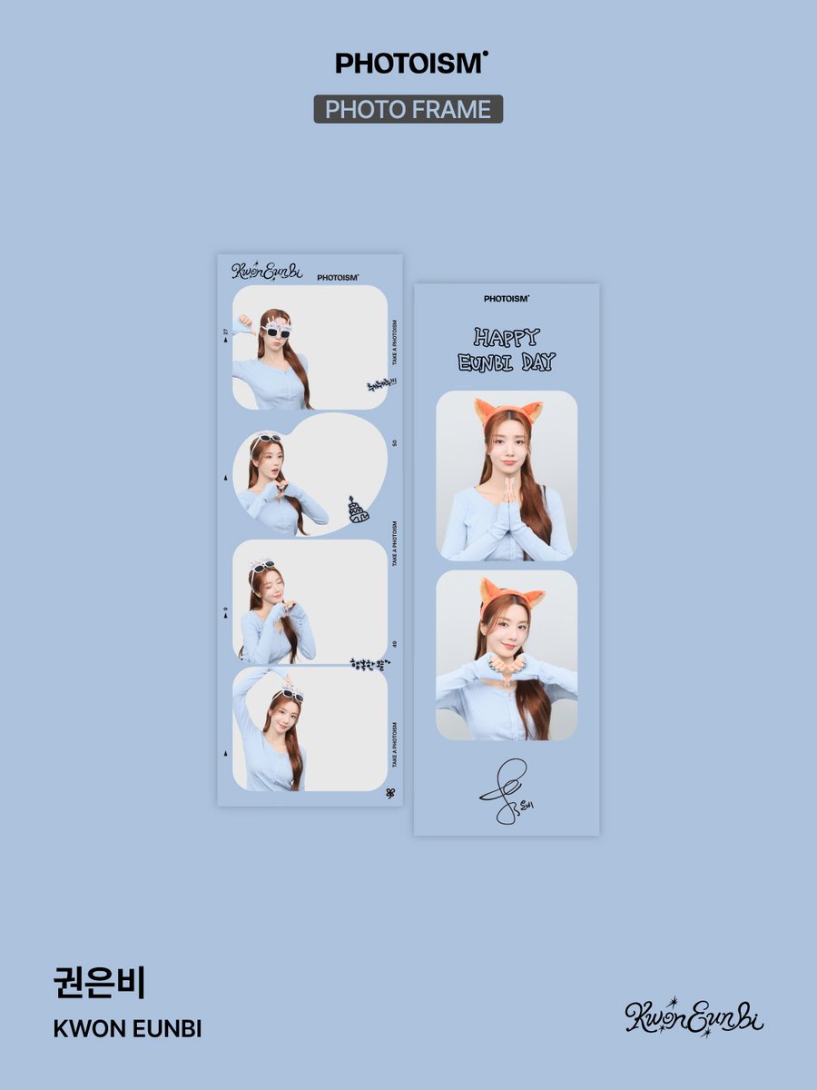 photoism_kr's tweet photo. PHOTOISM X 권은비
ARTIST FRAME &amp; snapism OPEN !

HAPPY EUNBI DAY
대장 토끼의 생일 🐰🎂
추카추카추!!!

포토이즘과 스내피즘에서 권은비와 함께
소중한 추억을 남겨보세요 📸

📅 26.09.26 – 26.10.16

ONLY IN PHOTOISM https://t.co/JSS7aT5JI6