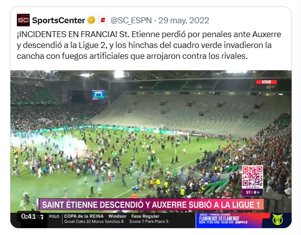 BicicletaI's tweet photo. @Avarela130 @alancantero71 Tan poco te percibis para el mundo, que es entendible que festejes que te vea alguien jugando contra Boca

Los descensos se ven en las noticias y con gastes eternos, Ale, no vas a ponerte a ver un Cruzeiro-Santos, pero despues esos partidos terminan asi: https://t.co/K5EmlhPBaN