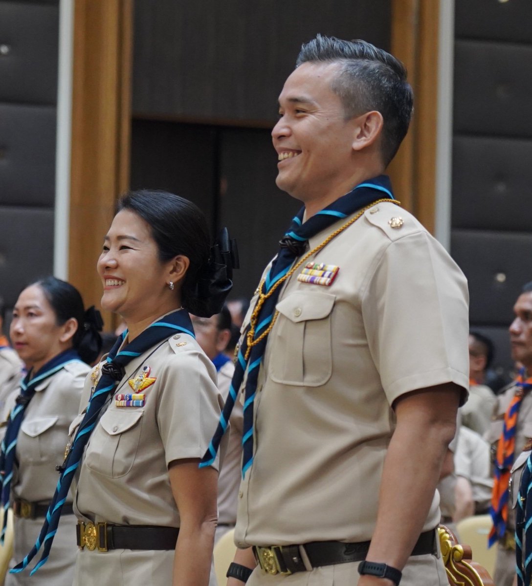JomSuksit's tweet photo. ร่วมงานพิธีพระราชทานเหรียญลูกเสือยั่งยืน และพิธีพระราชทานเหรียญลูกเสือสดุดี ชั้นที่ 2 และชั้นที่ 3 ประจำปี 2566-2567 ครับ https://t.co/qOkboCx6vK