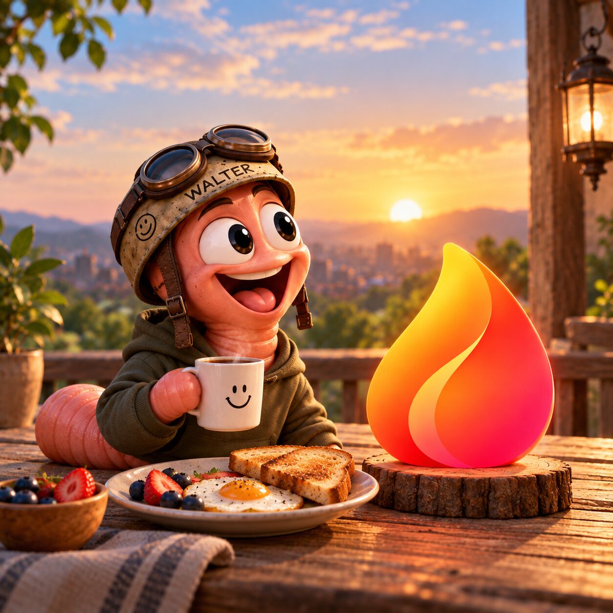 WalterWormOnSOL's tweet photo. A good breakfast is a start of a good day. https://t.co/ARpccEsybZ