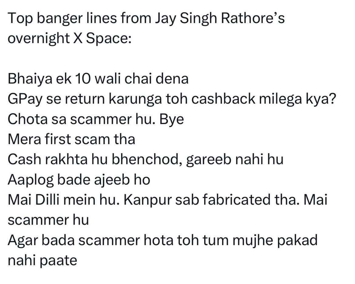 imrealking00's tweet photo. After scamming everyone Jay Singh Rathore: https://t.co/jz4pe8KadZ