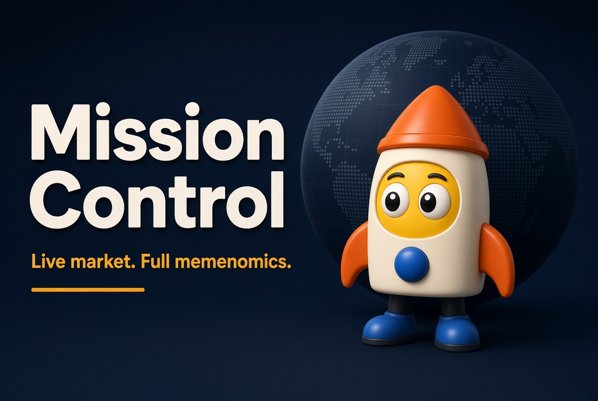 JOHN_1R_'s tweet photo. Mission Control, market, memenomics
Mission Control is a live globe of Lil’memers.The market module shows the $LILMEME / SOL pool and points to public trade data.LP was locked at launch, memenomics is published on the site so supply and allocations can be read without a private PDF.