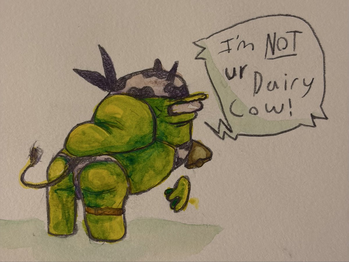 amongubungis's tweet photo. Lime cow https://t.co/8hejP8ZYRK