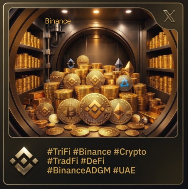 EmaEma349950's tweet photo. #Binance
​تخيل تدير كل أصولك المالية من تطبيق واحد وبحساب موحد! 🌐
​في Binance، مفهوم الـ TriFi يجمع بين ثلاثة عوالم مالية في Ecosystem متكامل:
​🔹 Crypto: الكريبتو والعملات الرقمية (Bitcoin, Ethereum وغيرها).
🔹 TradFi: التعرض لأسعار الأسواق التقليدية كالأسهم والذهب والفضة (عقود تتبع الأسعار فقط – دون ملكية أصلية أو توزيعات أرباح/تصويت).
🔹 DeFi & Earn: منتجات العوائد والخدمات اللامركزية بربط سلس وبسيط.
​✨ ملاحظة للمستخدمين في دولة الإمارات:
تُقدم هذه الخدمات والمنتجات المخصصة عبر كيان Binance ADGM (وفق اللوائح والتراخيص الخاصة بسوق أبوظبي العالمي).
​💡 المستقبل المالي أصبح أقرب إليك وبواجهة واحدة تجمع بين الكريبتو والأسواق العالمية.
​⚠️ تنبيه مخاطر (Risk Disclaimer):
تداول العملات الرقمية والمنتجات المالية المشتقة (مثل العقود الآجلة Futures والخيارات Options) ينطوي على مستويات عالية من المخاطر وقد لا يكون مناسباً لجميع المستثمرين. قد تخسر رأس مالك بالكامل. يرجى التأكد من فهمك التام للمخاطر واستشارة مستشار مالي مستقل إذا لزم الأمر قبل اتخاذ أي قرار استثماري..