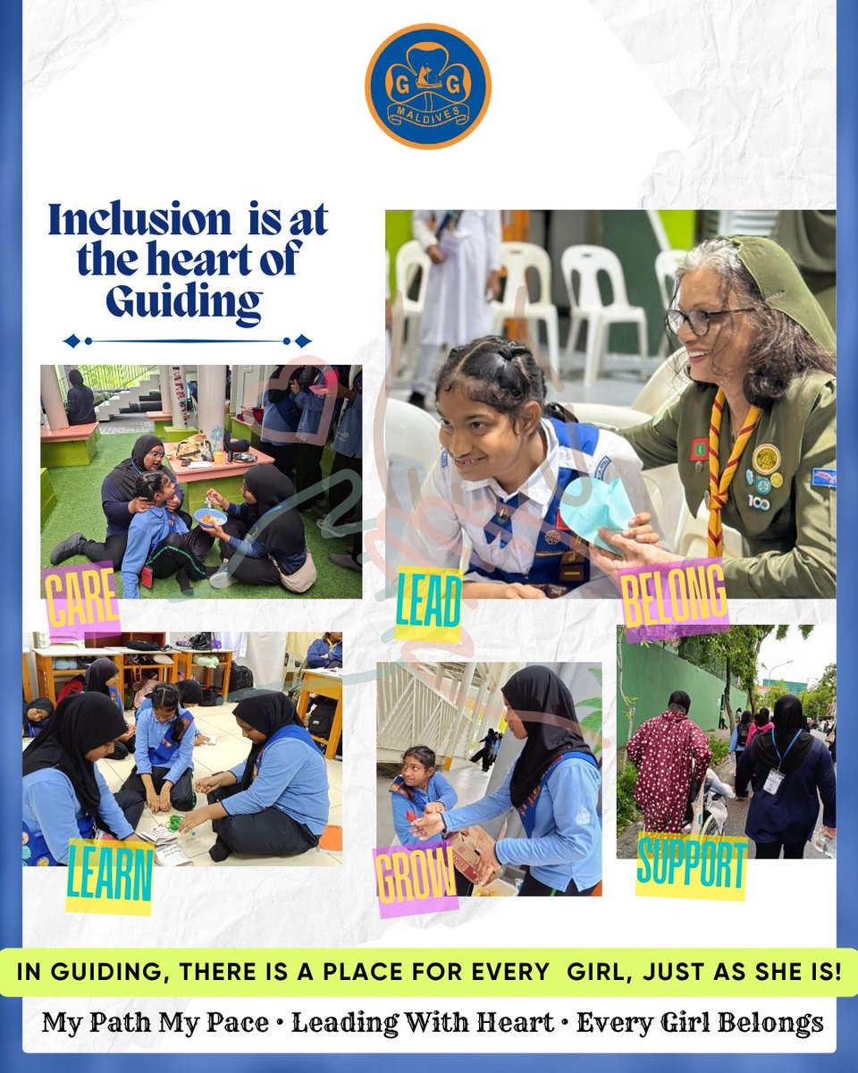 GirlGuidesMv's tweet photo. We are so proud of Nik'ha Maiz of Ifthithah School, for successfully completing Sixers Camp 2026 at Huravee School. 🌟

Nik'ha came to camp to learn, participate, make memories and grow,  just like every girl deserves the opportunity to do. https://t.co/rjfZPofsLF